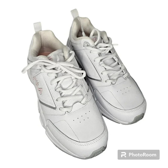 Fila Womens Memory Decimus 7 Leather Fitness Training Shoes Size 10 M - Picture 1 of 9